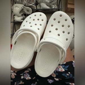 White Crocs